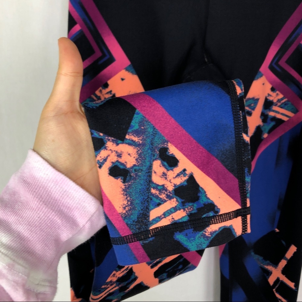 Zella black blue pink workout leggings - Picture 3 of 7